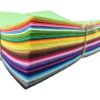 Tela de fieltro Misscrafts 42 piezas de 5.9 x 5.9 in de