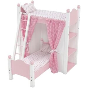 Emily Rose Mueble de cama de muñeca de 18 pulgadas_1