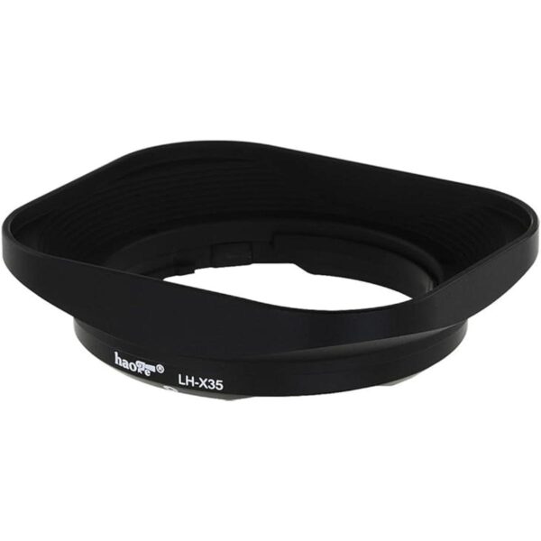 Haoge LHX35 Parasol de lente de metal cuadrado de_2