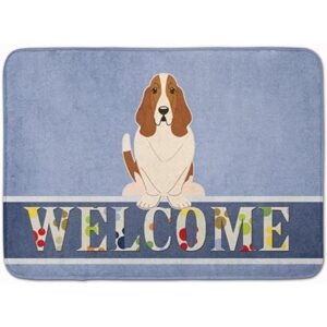 Caroline Treasures BB5602RUG Basset Hound Welcome_1