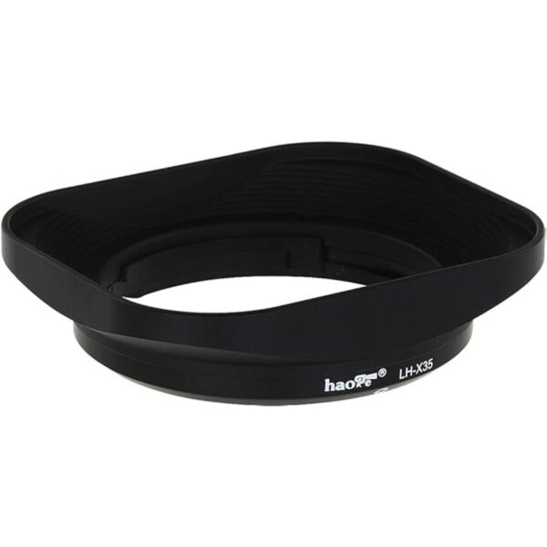 Haoge LHX35 Parasol de lente de metal cuadrado de_1
