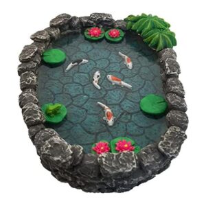 Estanque en miniatura KOI Estanque Koi para un jardín de_1