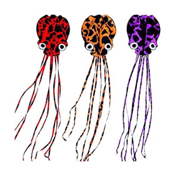 Hengda kite Pack 3 Colors Beautiful Large Easy Flyer Kite_1