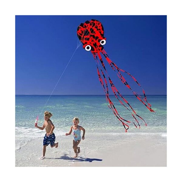 Hengda kite Pack 3 Colors Beautiful Large Easy Flyer Kite_6