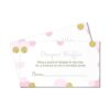 Baby Shower pañal Rifa Juego Las Niñas Invitar Insert Card_5