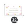 Baby Shower pañal Rifa Juego Las Niñas Invitar Insert Card_3