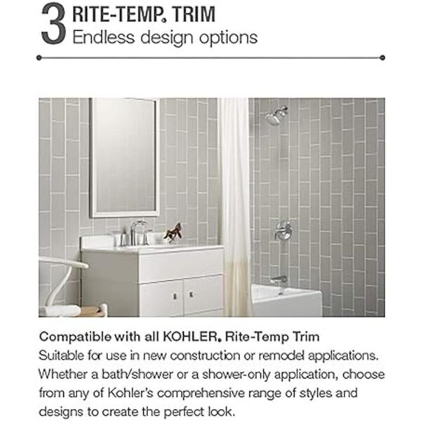 Kohler K8304KSNA RiteTemp Kit de cuerpo de válvula de_5
