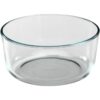Plato redondo y transparente de almacenamiento Pyrex con_2