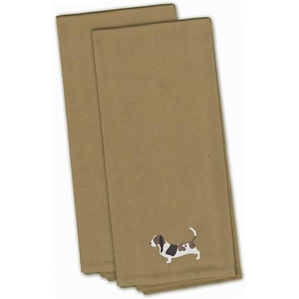 Carolines Treasures BB3402TNTWE Basset Hound Juego de 2_1