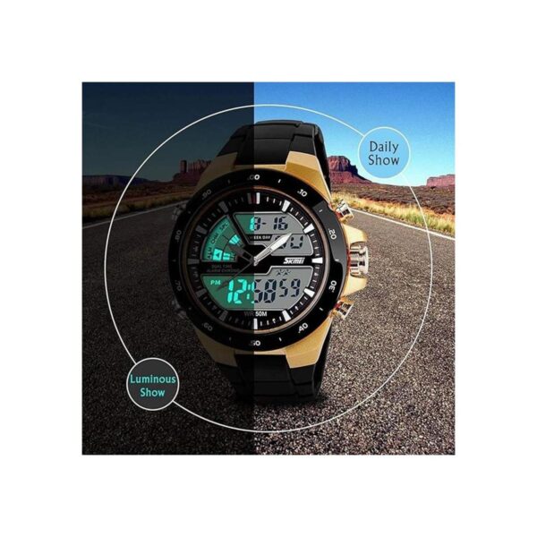 SKMEI reloj deportivo digital para hombres con esfera