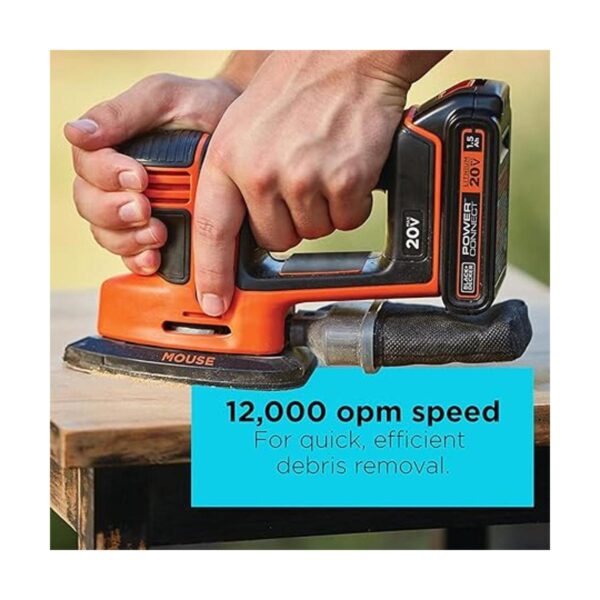 BLACKDECKER BDCMS20C 20 v MAX pulidora mouse de ion de_5