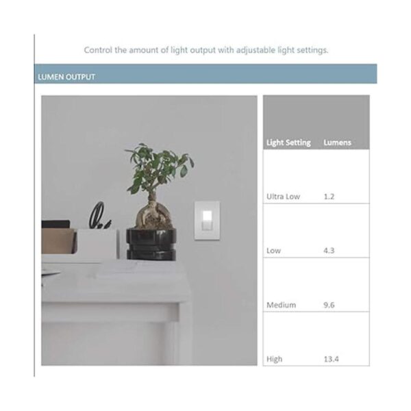 Legrand Luz nocturna radiante 3 vías de 15 amperios