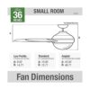 Hunter Fan Company 59303 ventilador de techo Aker de 36_6