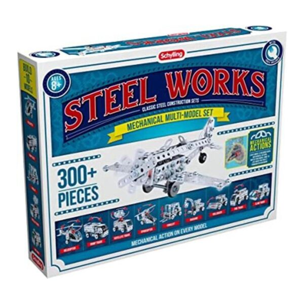 Schylling Steel Works Kit de construcción mecánico_1