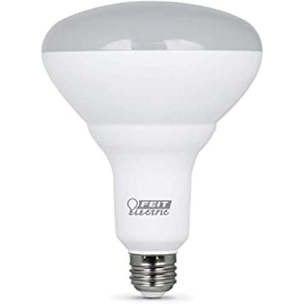 Feit Electric BR40 LED con una bombilla de base E26 media