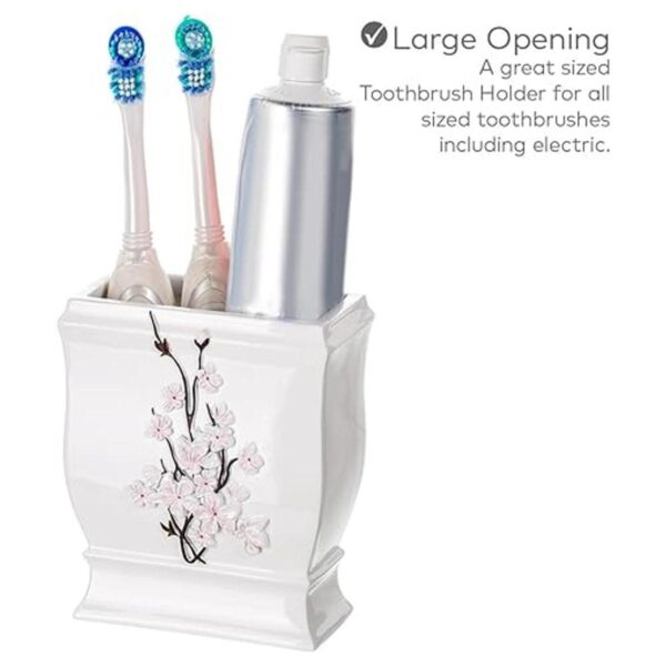Creative Scents Juego de accesorios de baño de 4 piezas