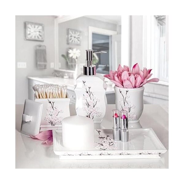 Creative Scents Juego de accesorios de baño de 4 piezas