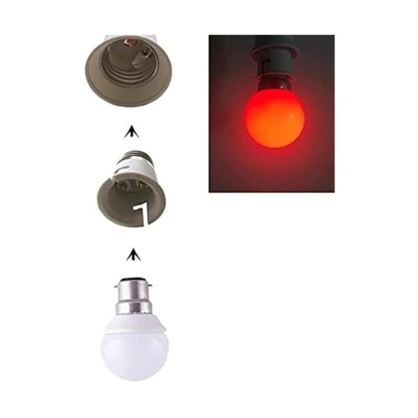 DZYDZR Adaptador convertidor E27 a B22 enchufe de luz E26_4