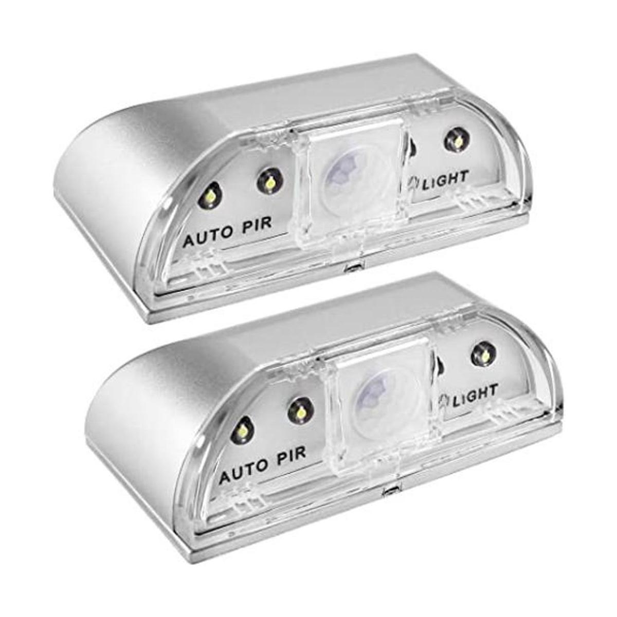 SENHAI Paquete de 2 luces de ojo de cerradura de puerta