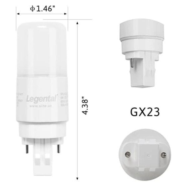Silverlite Paquete de 2 bombillas LED de 5W equivalente_2