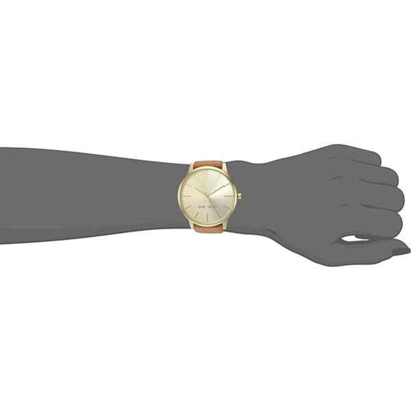 Nine West Reloj de pulsera para mujer tono dorado_2