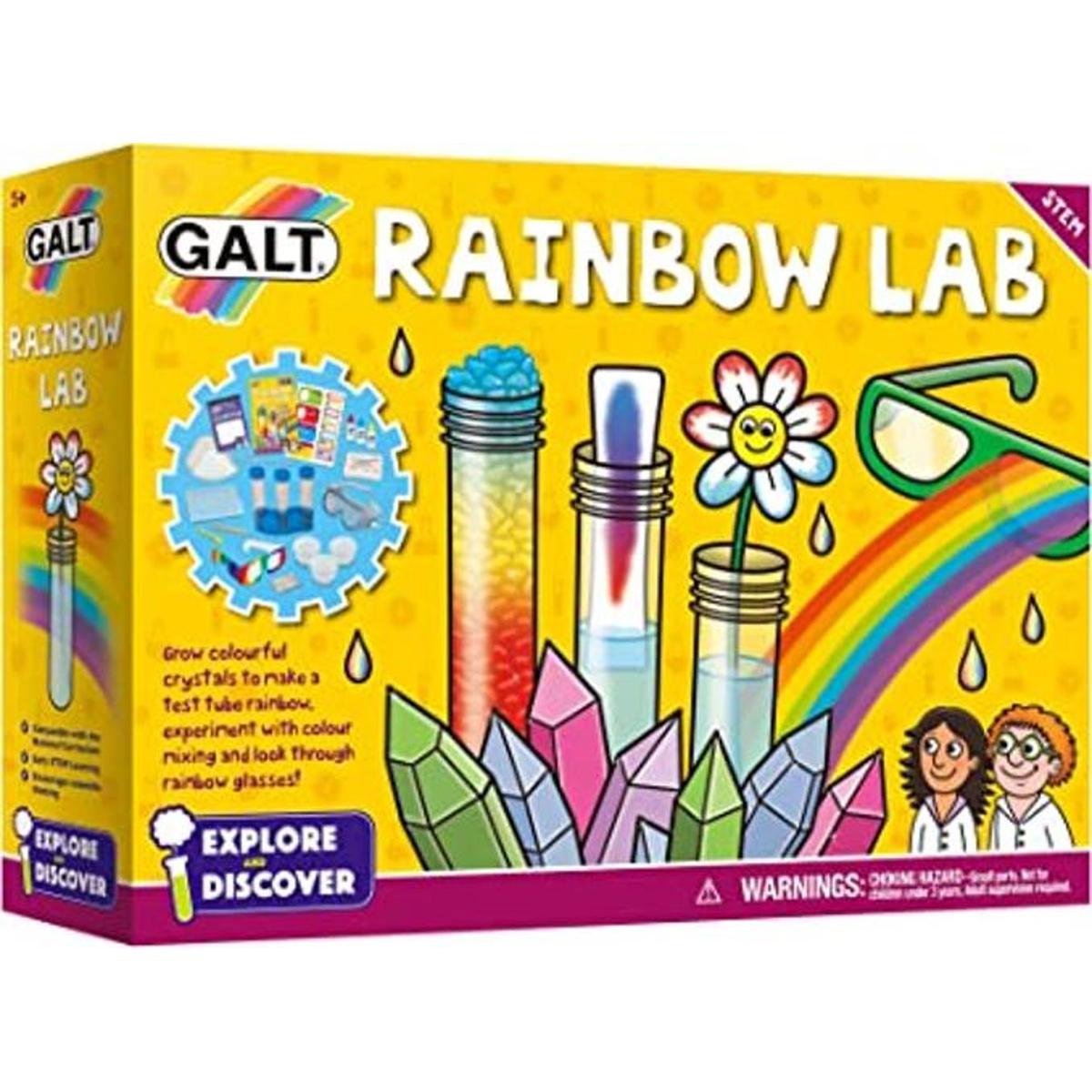 Galt Juguetes de laboratorio arcoíris kits de ciencia