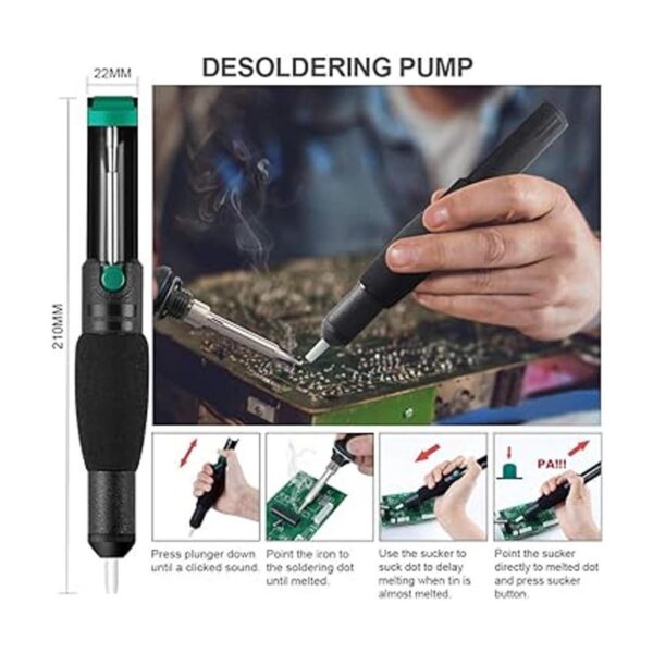 Kit de soldador electrónica 21 en 1 60 W de temperatura