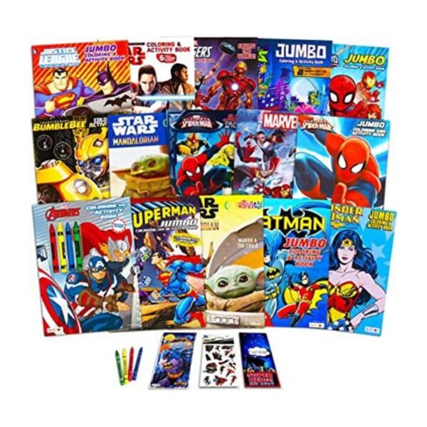 Juego de libros para colorear Superhero Ultimate 15_1