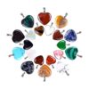 Outus colgantes de piedra en forma de corazón cuentas_1