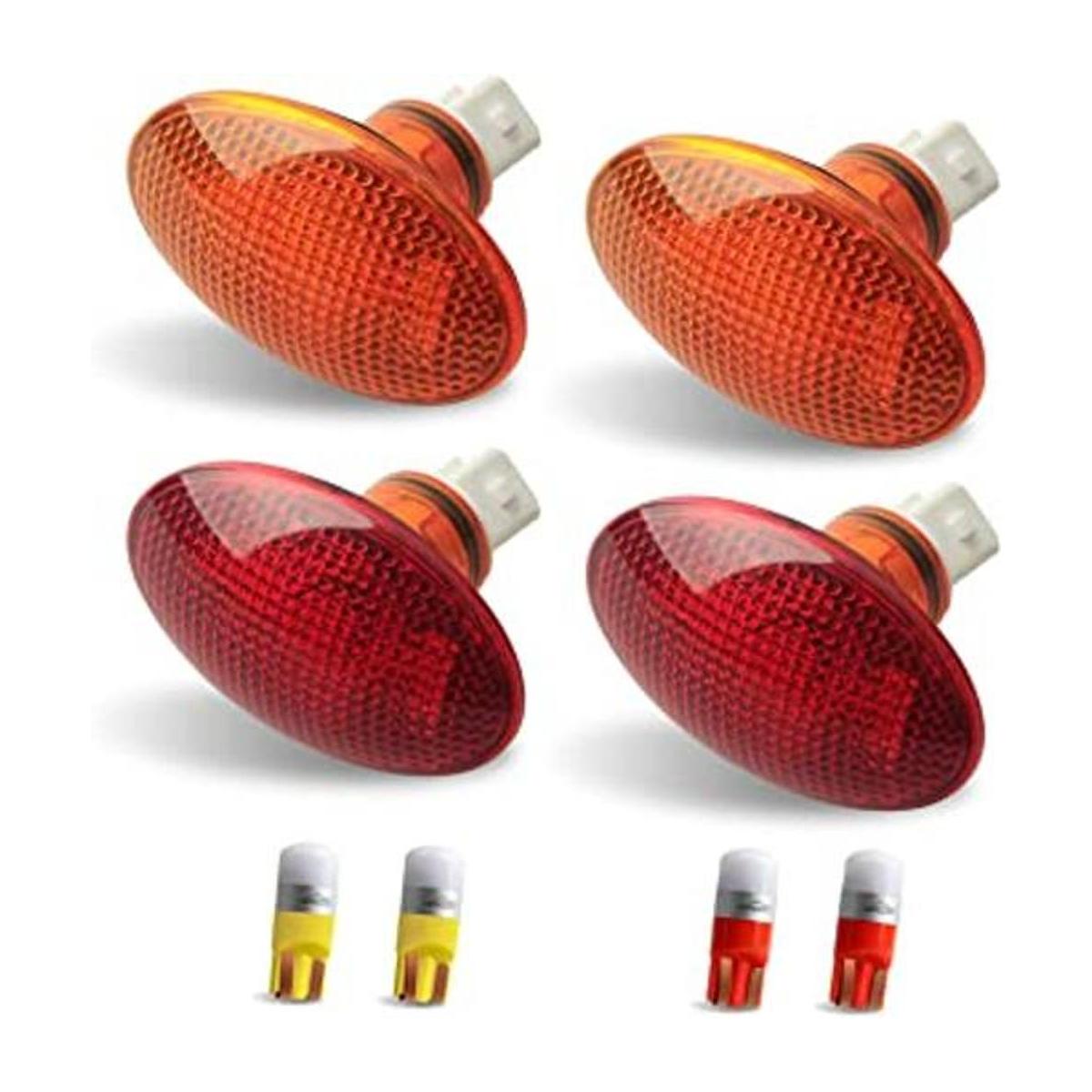 HERCOO Kit completo de luces de gálibo de guardafangos