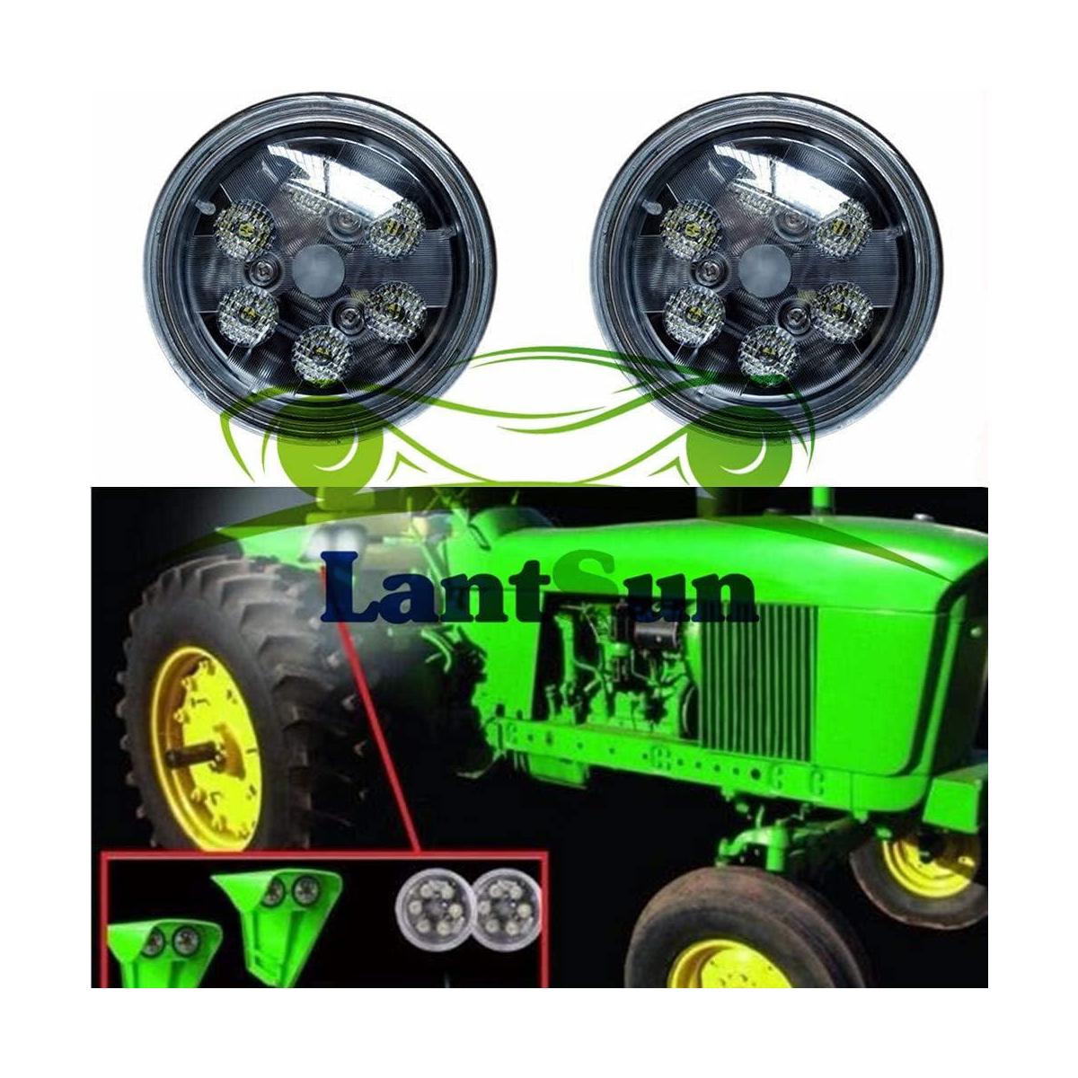Faros Led redondos 4.5 18W Lantsun para tractor John