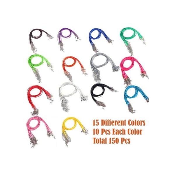 Paxcoo bulto de hilos encerados de algodón de 1.5 mm con_2
