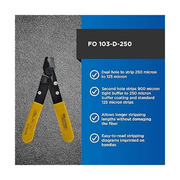 Miller FO 103D Series separador de fibra óptica de doble