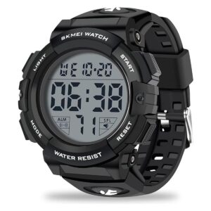 De hombres reloj deportivo militar cronómetro gran dial