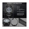 De hombres reloj deportivo militar cronómetro gran dial