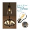 CTKcom Bombilla LED de 4 W G45 regulable estilo Edison_2