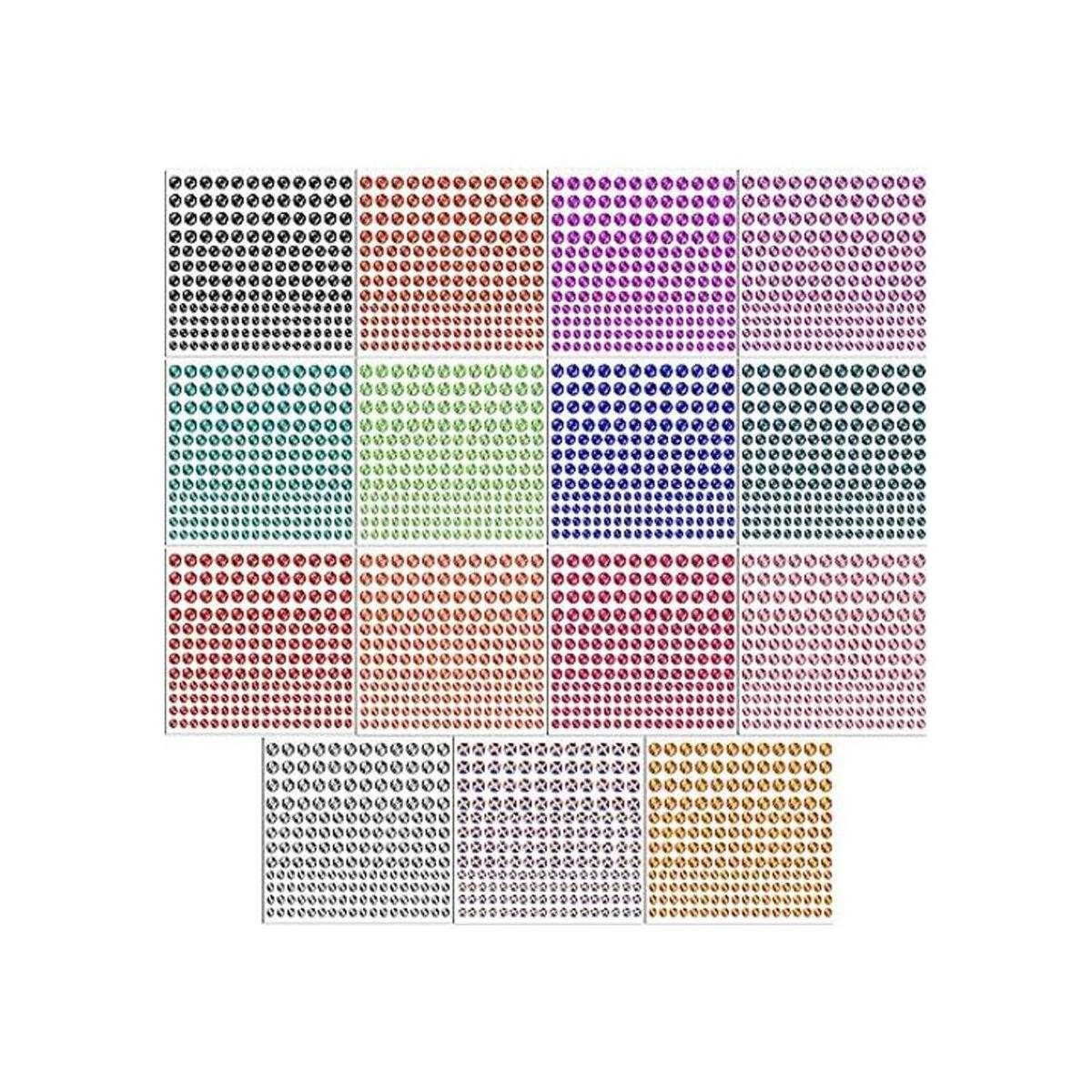 Housuner 2580 calcomanías de diamantes de imitación en 15