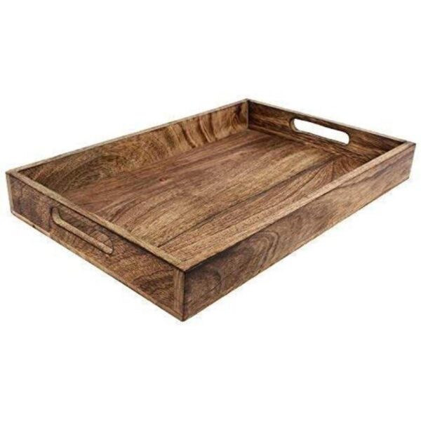 GoCraft Bandeja de madera clásica hecha a mano tamaño_1