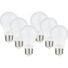 Paquete de 6 bombillas LED KOR A19 de 9 W equivalente a_1