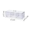 Sooyee Qtip Organizador rectangular de algodón con tapa
