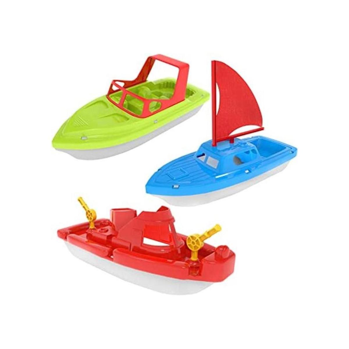 Juguete de barco de baño juguete de piscina 3 piezas de
