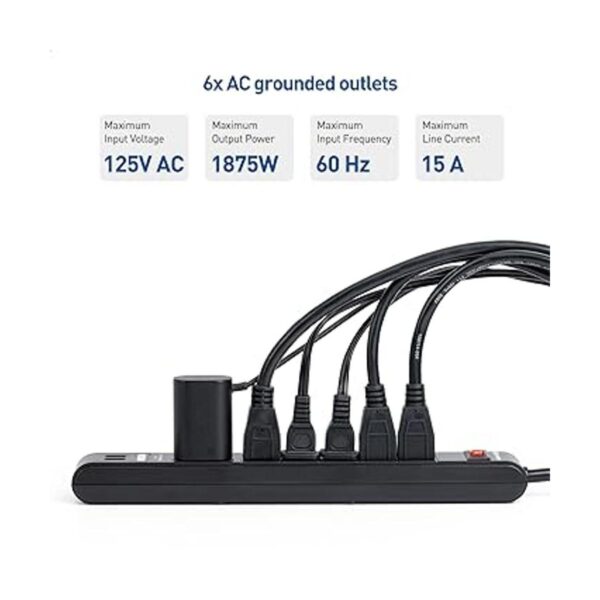 Cable Matters Paquete de 2 protectores de sobretensiones_3