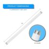 Dysmio Lighting F15T8CW Bombilla de tubo recto_3