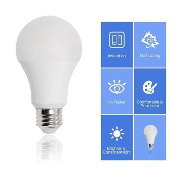 CTKcom Bombillas LED A19 5 W 4 unidades equivalente a_2