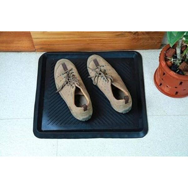 IRONGATE Juego de 2 bandejas de goma compactas resistentes