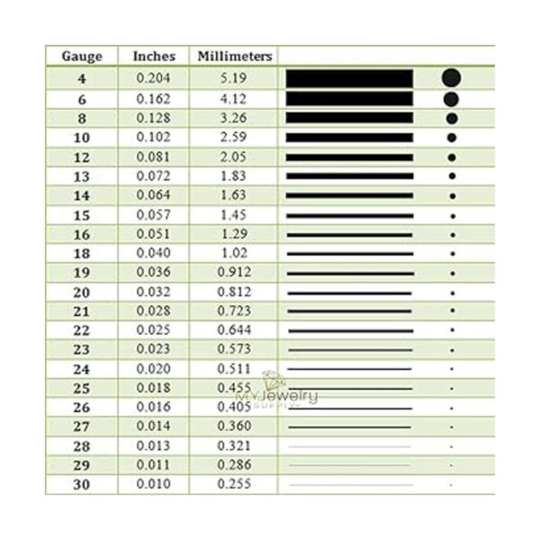 CRAFT WIRE Calibre 18 alambre de plata de ley 925