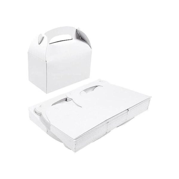 Paquete de 24 cajas blancas para recuerdos de fiesta_1