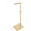 Soporte de exhibición ajustable de acero inoxidable dorado_1