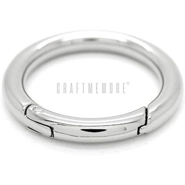 CRAFTMEMORE Anillo tórico de metal con apertura de_1