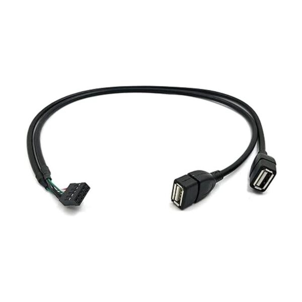Duttek Cable divisor de cabecera USB de 10 pines para_5